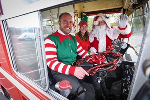 Leicester's Santa bus